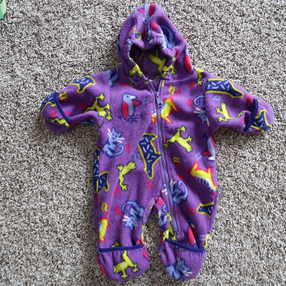 Columbia Infant Snowtop II Bunting size 0-6 months Fold over hands and feet
